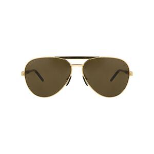 Gucci Aviator-Frame Metal Sunglasses Multi Mens